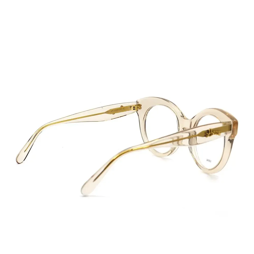 Brand New 100% Authentic LOEWE LW50074I 057 Transparent Light Brown Eyeglasses